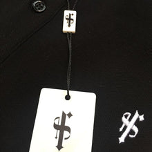 Load image into Gallery viewer, Father Sons Classic Black Polo Shirt - FSH041