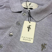 Load image into Gallery viewer, Father Sons Classic Grey Polo Shirt - FSH048
