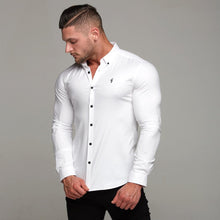 Load image into Gallery viewer, Father Sons Super Slim Stretch Classic Oxford White - FS300
