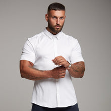 Load image into Gallery viewer, Father Sons Super Slim Luxe Ultra Stretch Classic White Short Sleeve - FS332