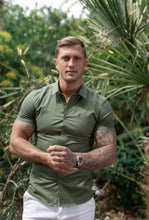 Load image into Gallery viewer, Father Sons Super Slim Luxe Ultra Stretch Classic Khaki Short Sleeve - FS338