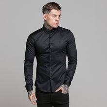 Load image into Gallery viewer, Father Sons Slim Sateen Classic Black Long Sleeve - FS545