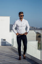 Load image into Gallery viewer, Father Sons Super Slim Stretch Classic Oxford White - FS300