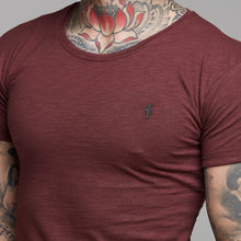 Load image into Gallery viewer, Father Sons Burgundy Slub Crew - FSH056
