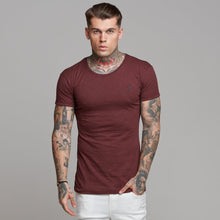 Load image into Gallery viewer, Father Sons Burgundy Slub Crew - FSH056