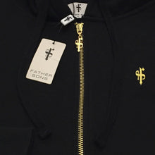 Load image into Gallery viewer, Father Sons Black &amp; Gold Hoodie - FSH093
