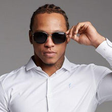 Load image into Gallery viewer, Father Sons Black and Silver Sunglasses - FSH212
