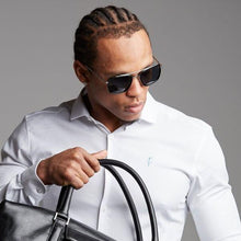 Load image into Gallery viewer, Father Sons Black and Silver Sunglasses - FSH212
