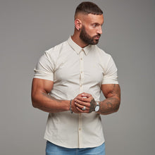 Load image into Gallery viewer, Father Sons Super Slim Stretch Classic Sand Short Sleeve - FS239
