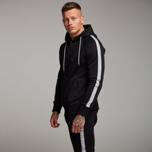 Load image into Gallery viewer, Father Sons Classic Black Grey Striped Raglan Bottoms - FSH158
