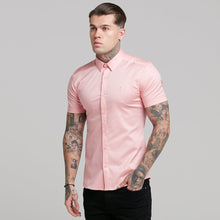 Load image into Gallery viewer, Father Sons Super Slim Luxe Ultra Stretch Pink Short Sleeve -  FS390
