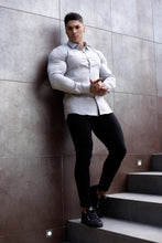 Load image into Gallery viewer, Father Sons Super Slim Luxe Ultra Stretch Light Grey -  FS333
